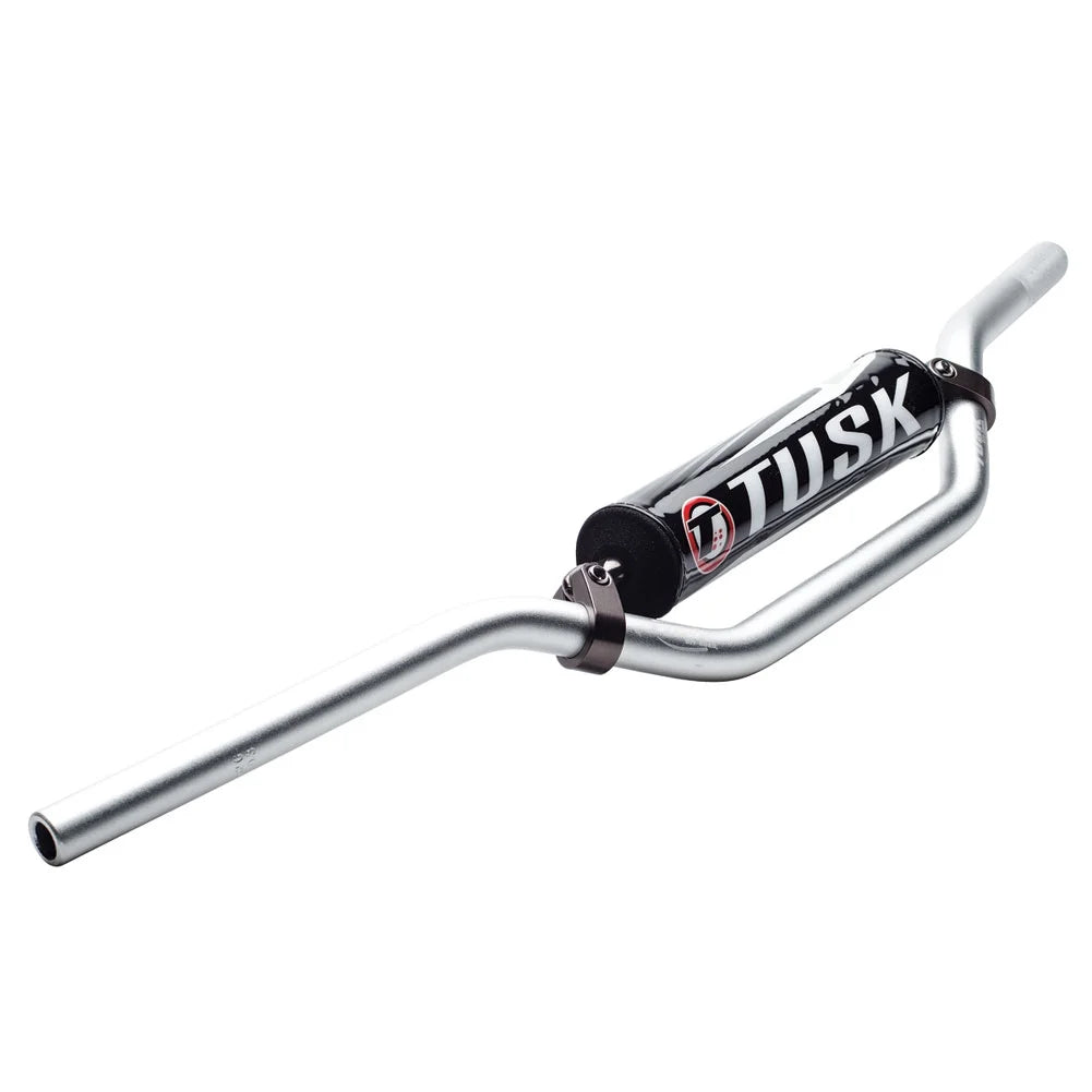 Tusk -10 Aluminum 7/8" Handlebar  Mini Bend Silver For   2000