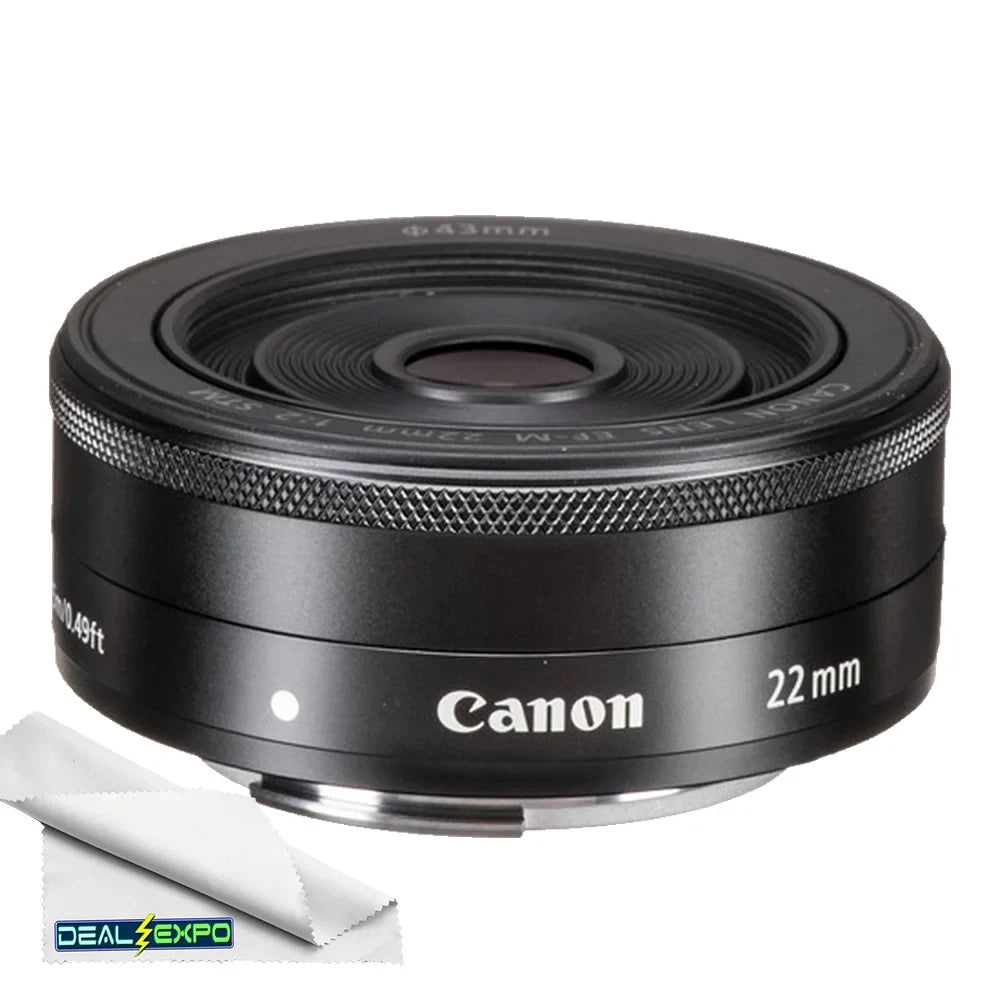 Canon - 22mm f/2  Lens in Black  Compatible with Canon Mirrorless Cameras: Canon  , , , , , ,  Mark , ,  Mark  & More