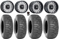 MetalFX Delta  15x7/15x10 Wheels Bk 33" / Tires Can-Am Maverick  / Honda Pioneer 1000 / Talon