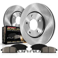 Power Stop Rear Stock Replacement Brake Pad and Rotor Kit  Fits 2019 Infiniti