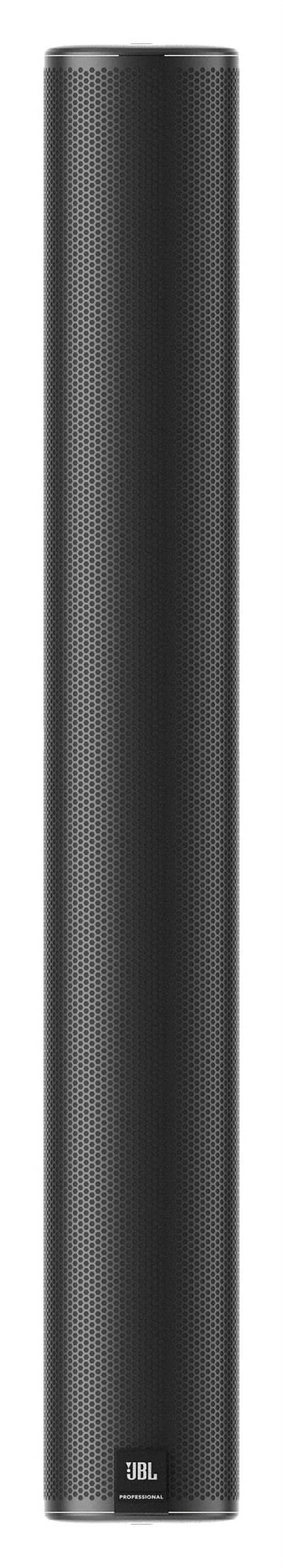(4)  - 24" Black 70V Commercial Column Wall Mount Array Speakers+Amp