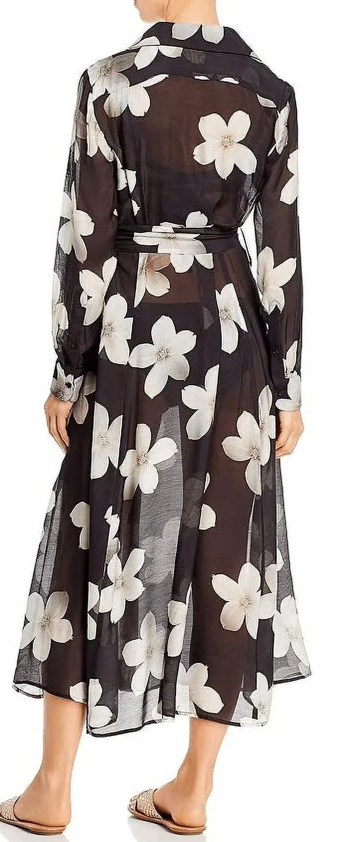Ralph Lauren / Villa Floral Maxi Shirtdress Cover-up,  -Large