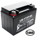 5-Pack UpStart Battery Replacement for 1999 Suzuki - 600CC Factory Activated, Maintenance Free, Motorcycle Battery - 12V, 8Ah, --