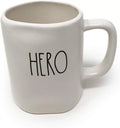 Rae Dunn White   Ceramic Mug with Black  Letter Tea Mug