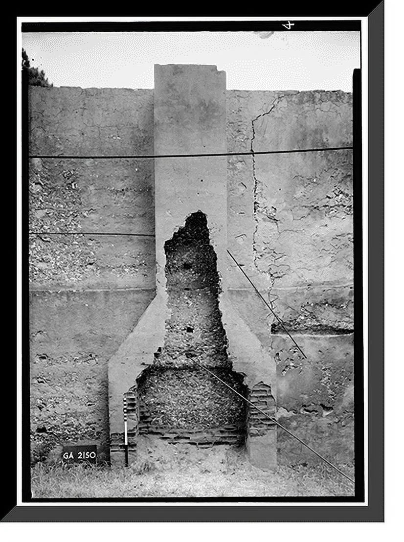 Historic Framed Print, Horton House (Remains), Main Road, Jekyll Island, Glynn County,  - 4, 17-7/8" x 21-7/8"