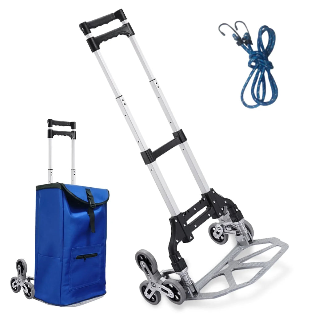 Moving Dolly For Stairs | Heavy Duty Collapsible Trolley With Wheels | Portable Folding Truck For Luggage, Moving, Travel, Shopping, Workplace, Warehouse Distribution