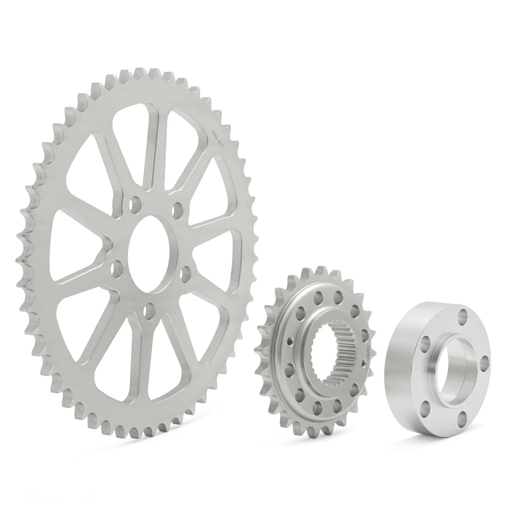 Drive Front Rear Sprocket Conversion Kit for Harley Dyna