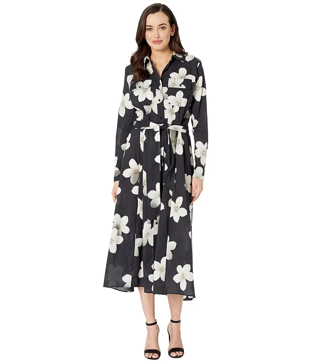 Ralph Lauren / Villa Floral Maxi Shirtdress Cover-up,  -Large