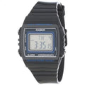 Casio -8A Unisex Classic Glossy Grey Resin Band Digital Chronograph Watch