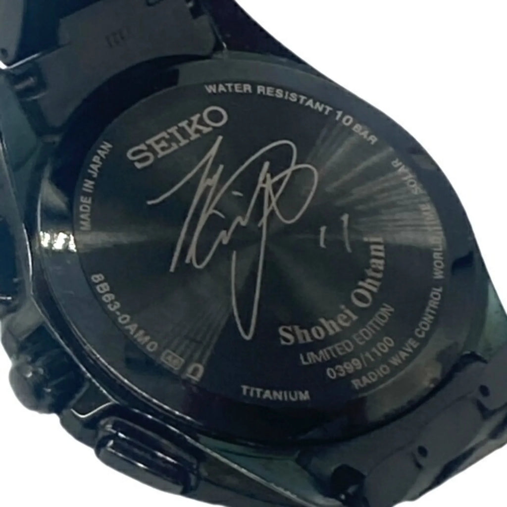 Pre-Owned  Watch Shohei Otani Limited Model 8B63-0AM0 Brights  Titanium Men's (Good)