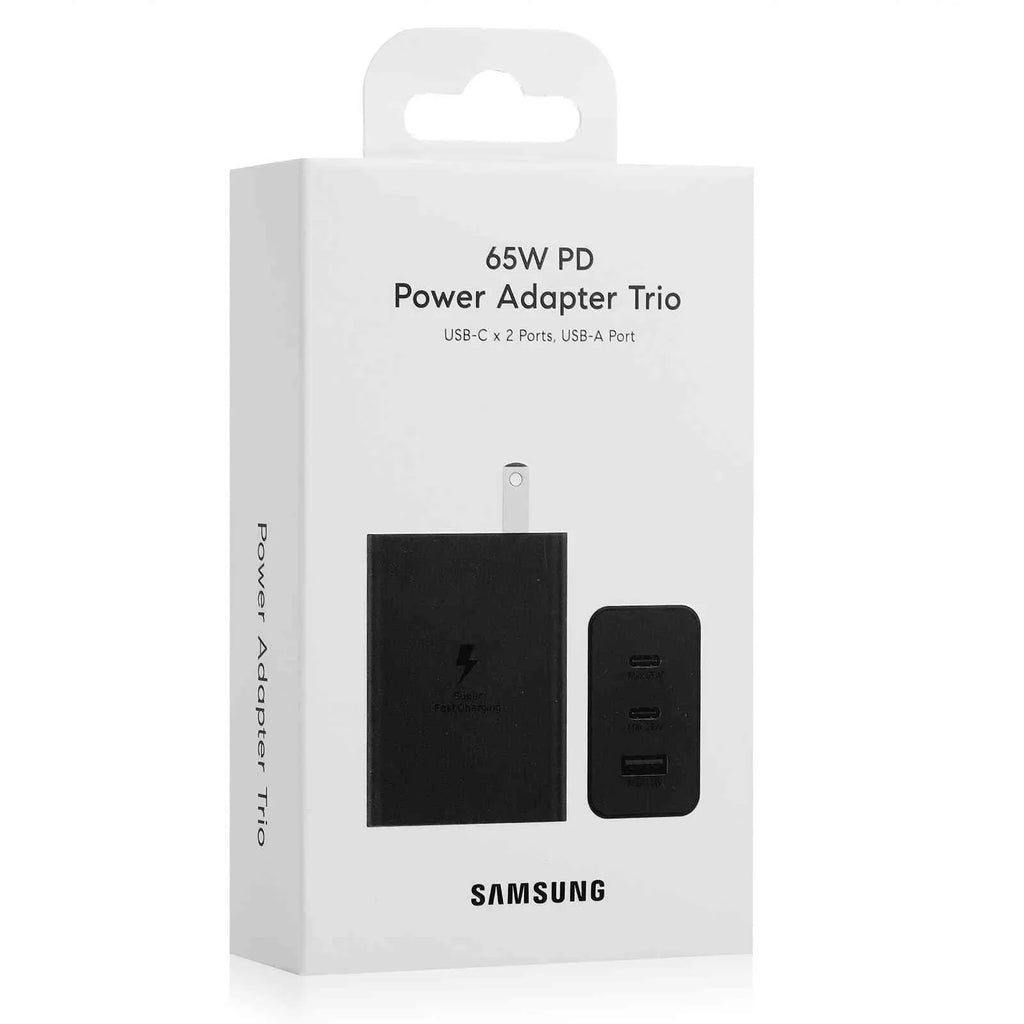 65W Fast Travel Charger with 3 Ports -  & Dual - - High-Speed Charging for Laptops, Phones vivo / Pro/ (China)//iQOO iPhone, Samsung Galaxy, Google Pixel, MacBook, Steam Deck