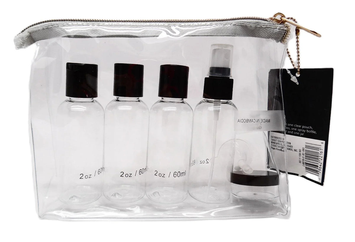 Sonia Kashuk  Travel Makeup Bag Kit, Clear