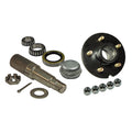5-Bolt on 5 Inch Hub Assembly - 1-3/8 Inch to 1-1/16 Inch Tapered Spindle & Bearings - One Side
