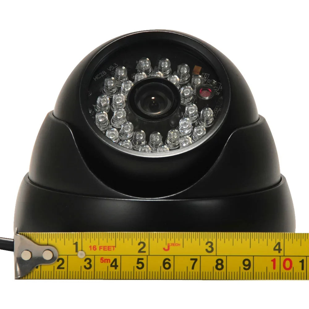 VideoSecu 2 Pack Built-in 1/3 inch  Effio  600TVL Security Camera  Day Night 3.6mm Wide Angle Lens with 2 Power Supply bwi