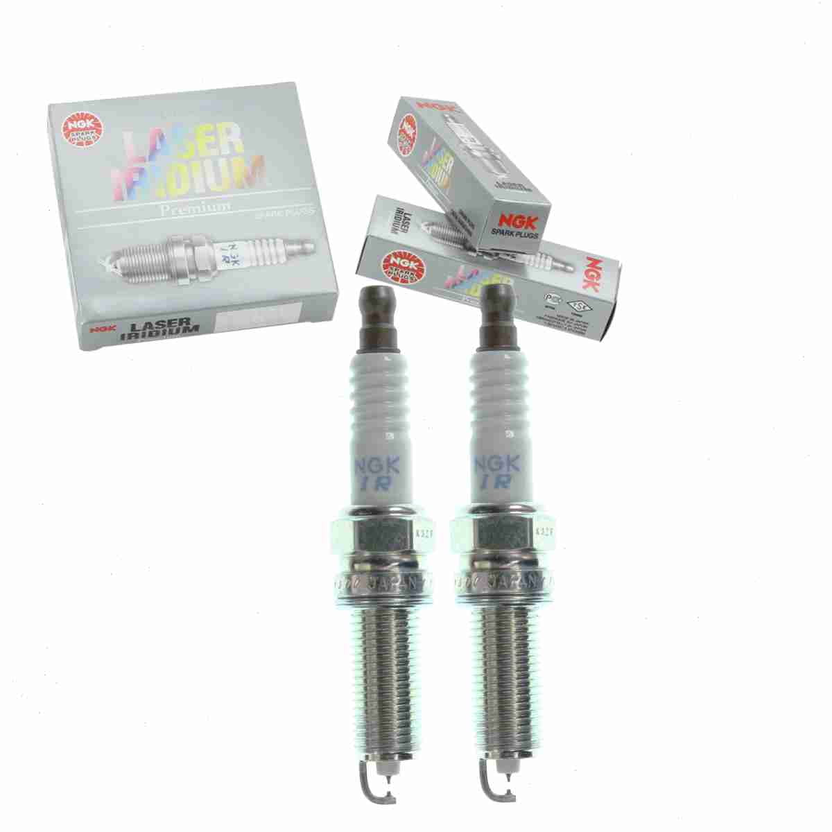 2 pc  93135 Laser Iridium Spark Plugs for 9033  Ignition Wire Secondary Fits select: 2012-2016  , 2012-2016