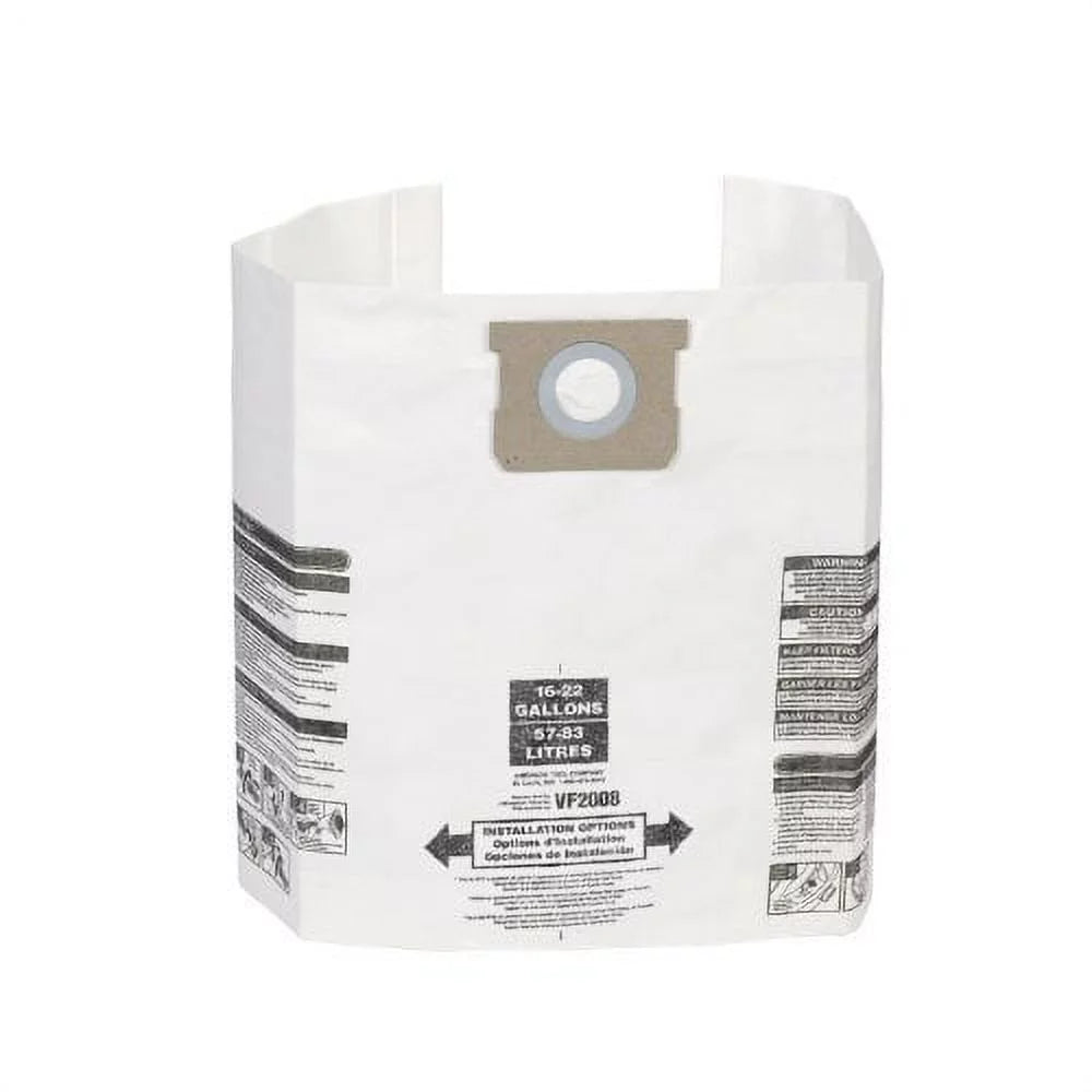 Multi-Fit Wet Dry Vacuum Bags  General Dust Filter Bag (3 Shop Vacuum Bags