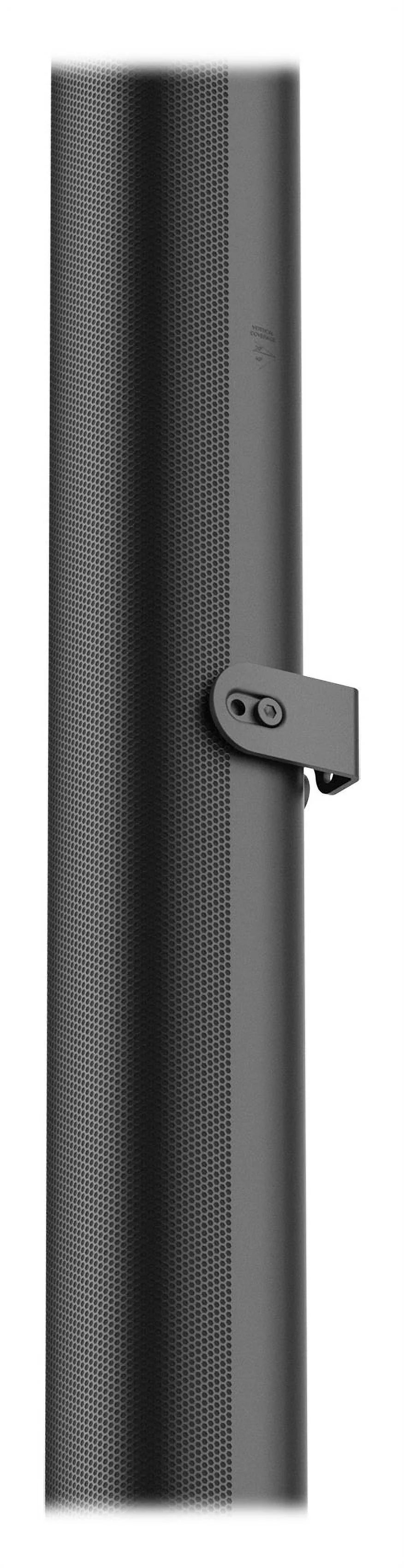 (4)  - 24" Black 70V Commercial Column Wall Mount Array Speakers+Amp