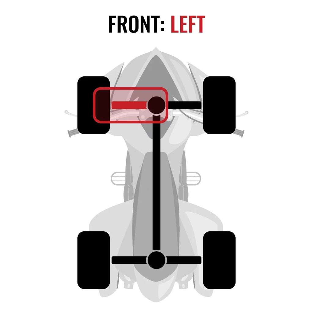 Sixity  Front Left Axle suitable with Can-Am Renegade 800 2013-2015 -    4X4