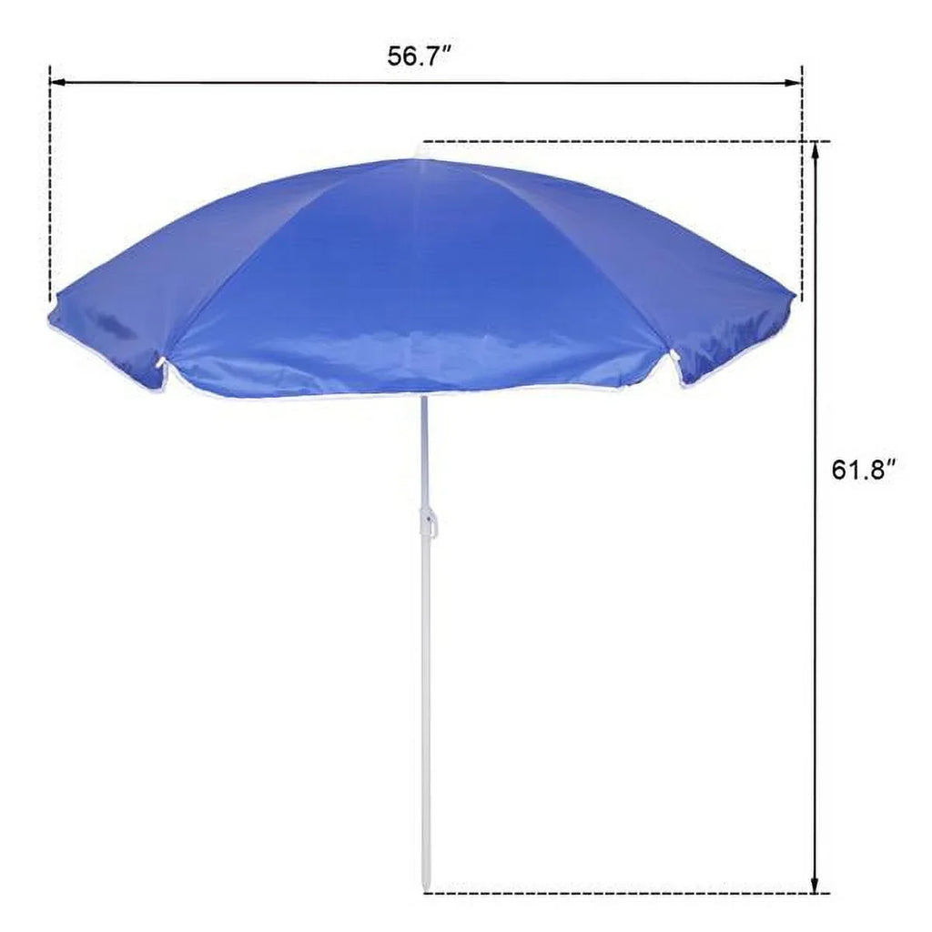 Double Outdoor Folding Beach Chair, High Strength Camping Chair with Mini Table Beverage Holder Carrying Bag, for Beach Patio Pool Park Outdoor Portable Camping Chair, Blue