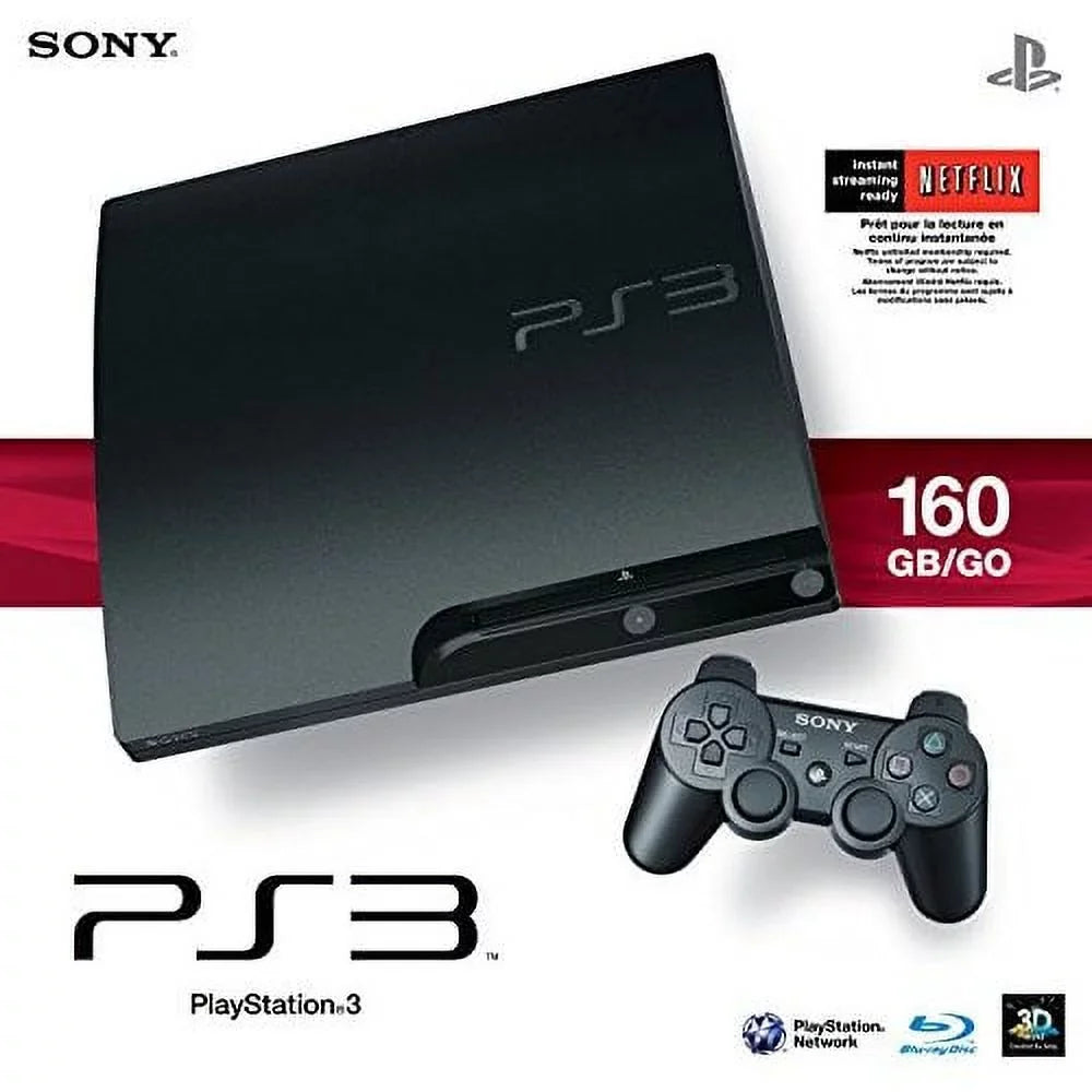 Restored Sony PlayStation  Slim 160GB Console (Refurbished)