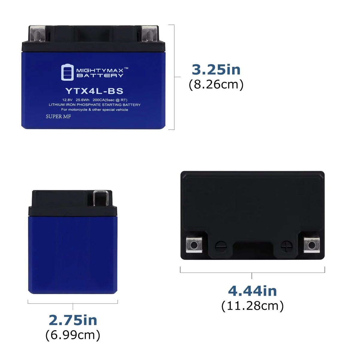 '- Lithium Replacement Battery Compatible with Sea-Doo -  96-00 - 4 Pack