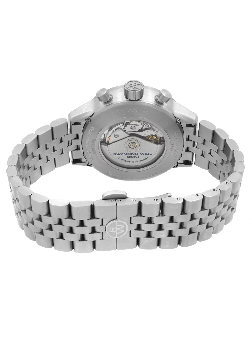 Pre-Owned Raymond Weil Freelancer Titanium Gray Dial Automatic Mens Watch 7745--05609 (Good)