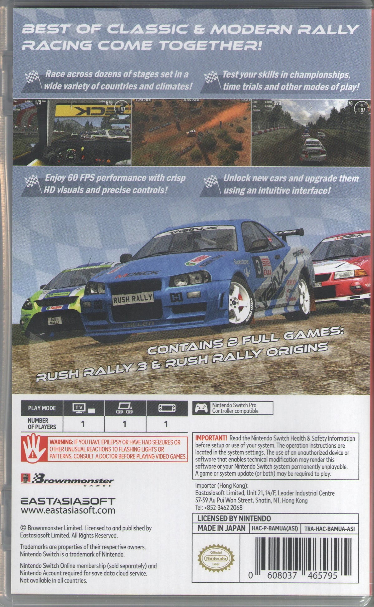 Rush Rally Collection for Nintendo Switch