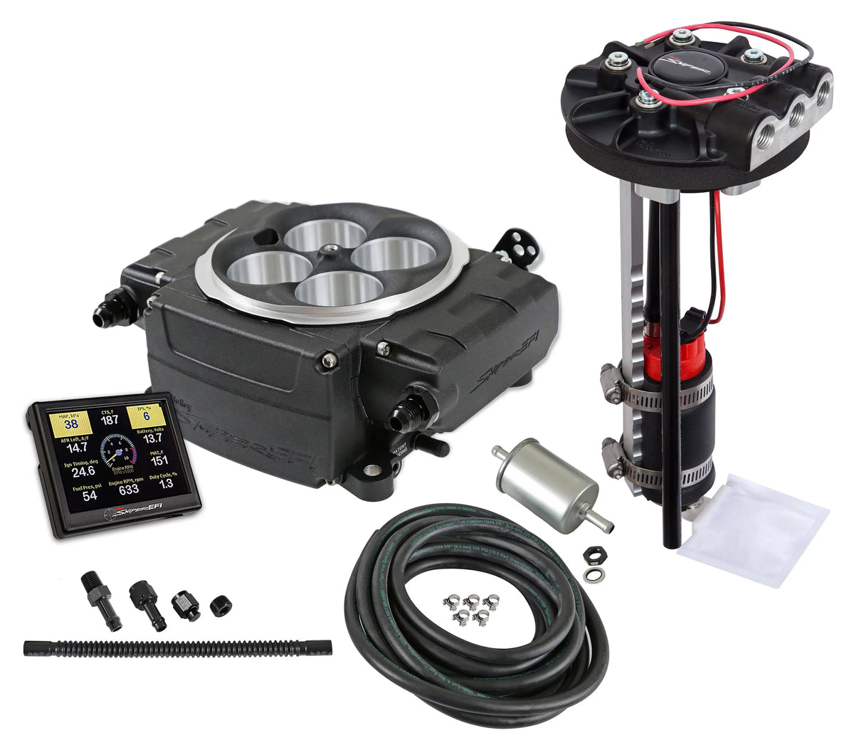 Holley Sniper  550-511-3XD Sniper 2   - Black - Drop-In Module - Without  - 3.5 in. Screen