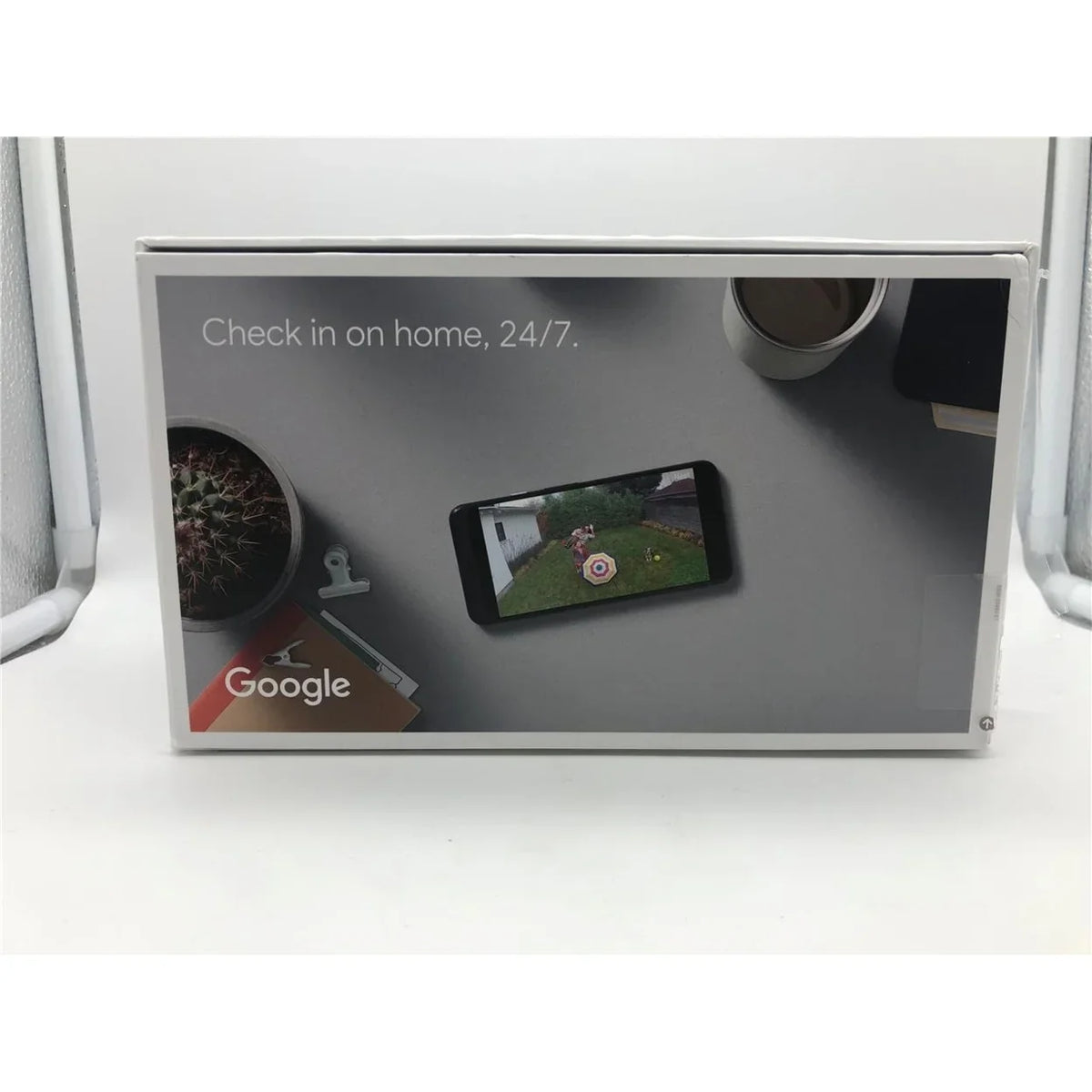 Google Nest Cam 2-Pack - Outdoor or Indoor | Battery Wireless Indoor and Outdoor Security Camera for Home Security Cameras - Snow