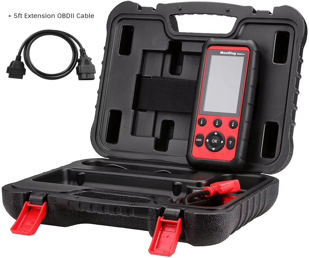 Autel MaxiDiag  Pro With Extension Cable  Scanner Code Reader Read/Clear Codes  Lookup 7 Special Features Oil Reset Battery Reset    Upgraded