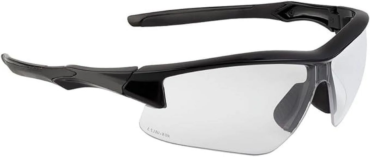 Howard Leight by Honeywell Uvex Acadia Shooting Glasses with Uvextreme Plus Anti-Fog Lens Coating, Clear Lens (-02214)