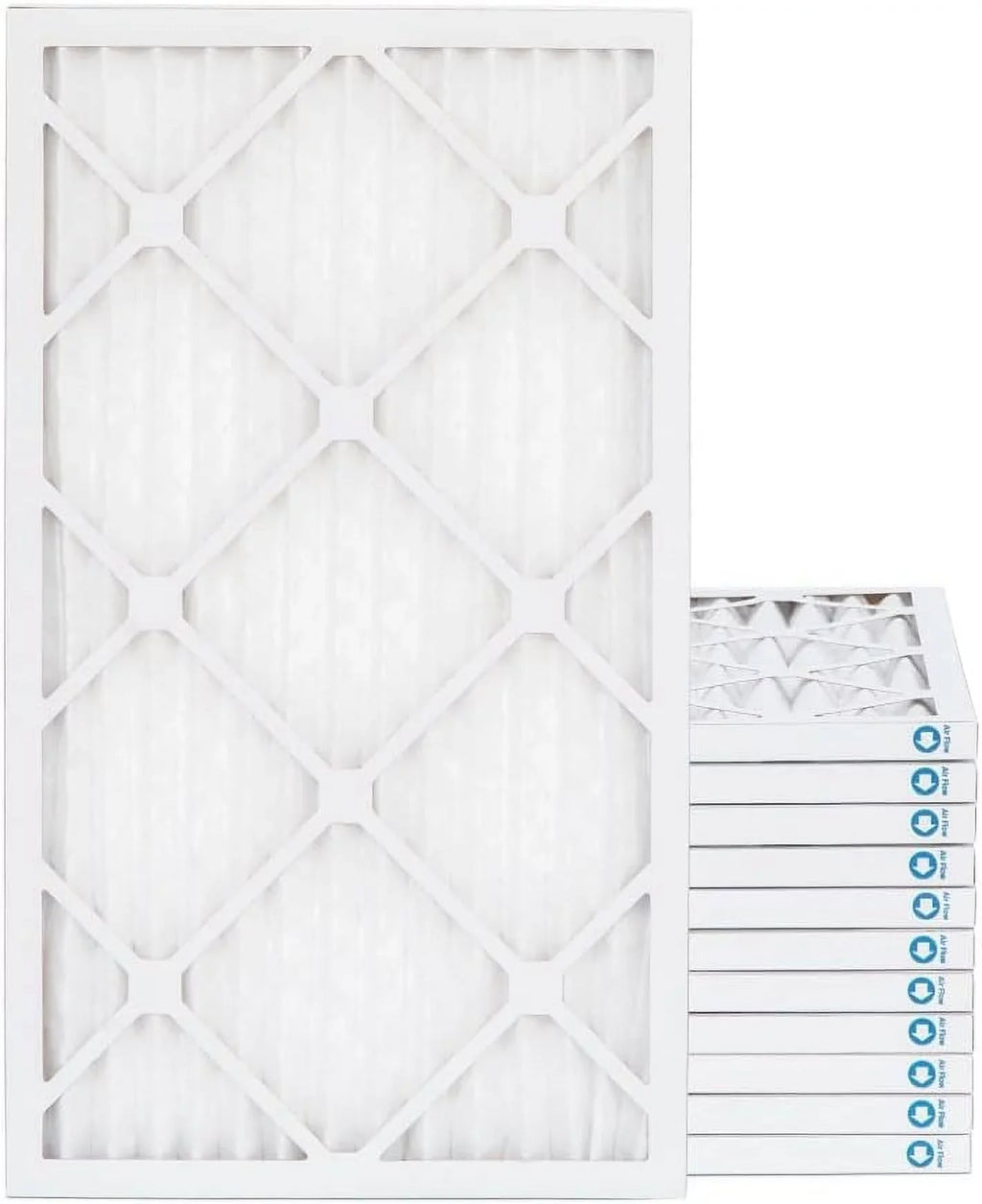16X24x1  8 Pleated  Furne Air Filters. Case Of 12. Ext Size: 15-1/2  23-1/2  3/4