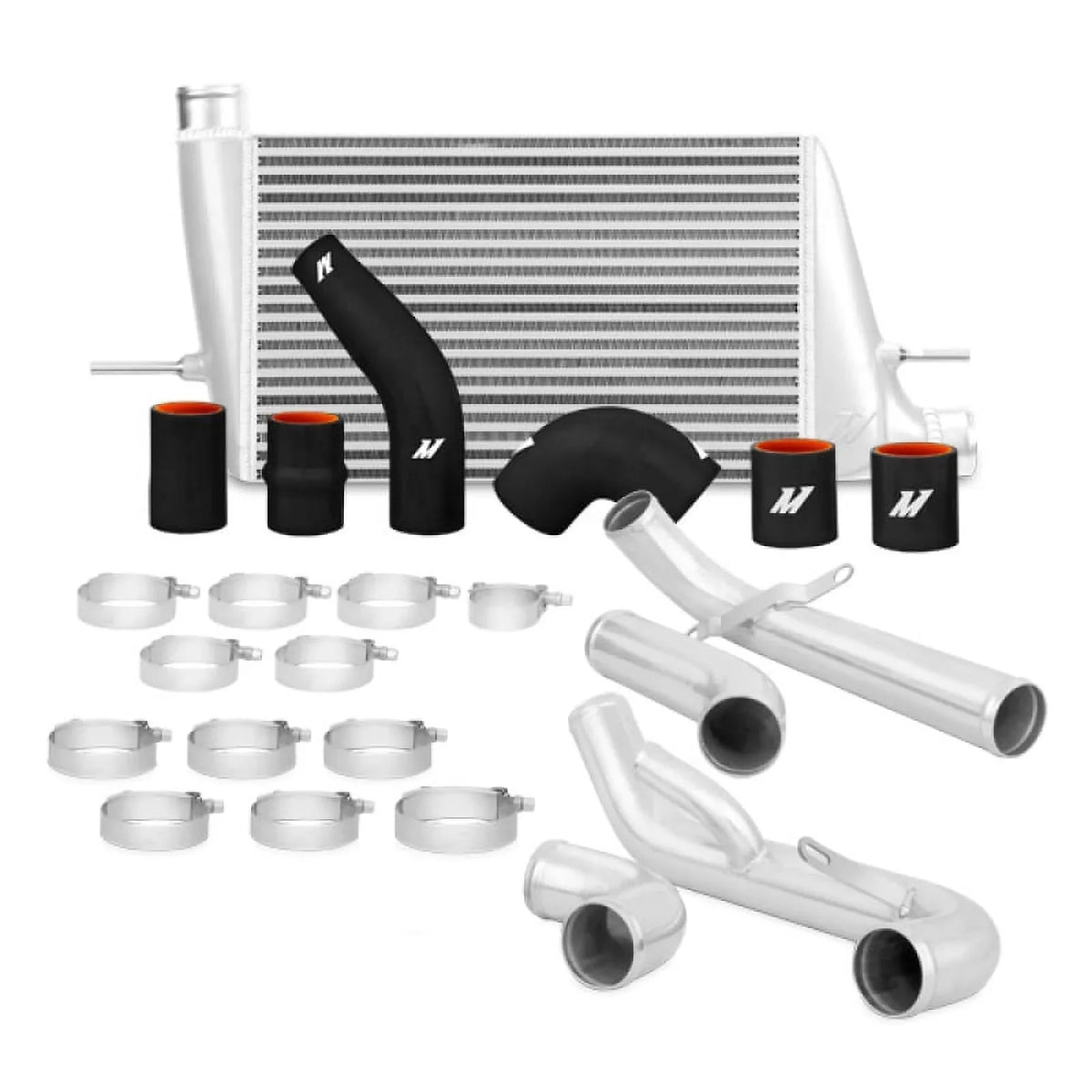 Mishimoto --10KSL Performance Intercooler Kit Compatible With Mitsubishi Lancer Evo  2008-2015 Silver