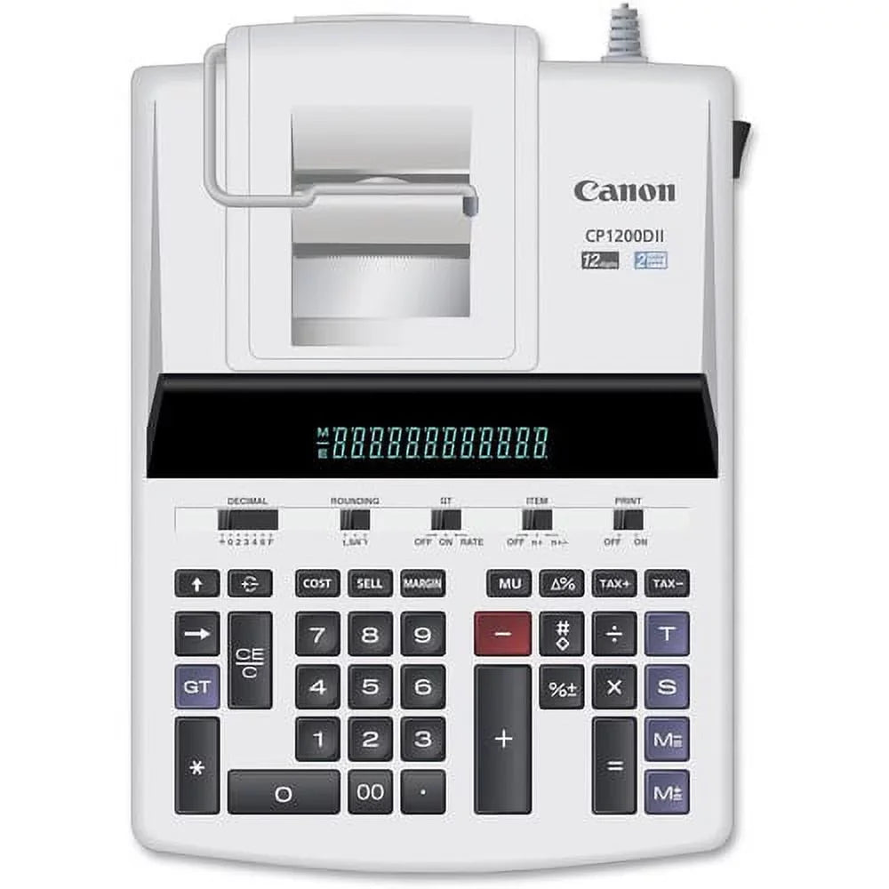 Canon  12-Digit Commercial Desktop Printing Calculator, / Print, 4.3L/Sec
