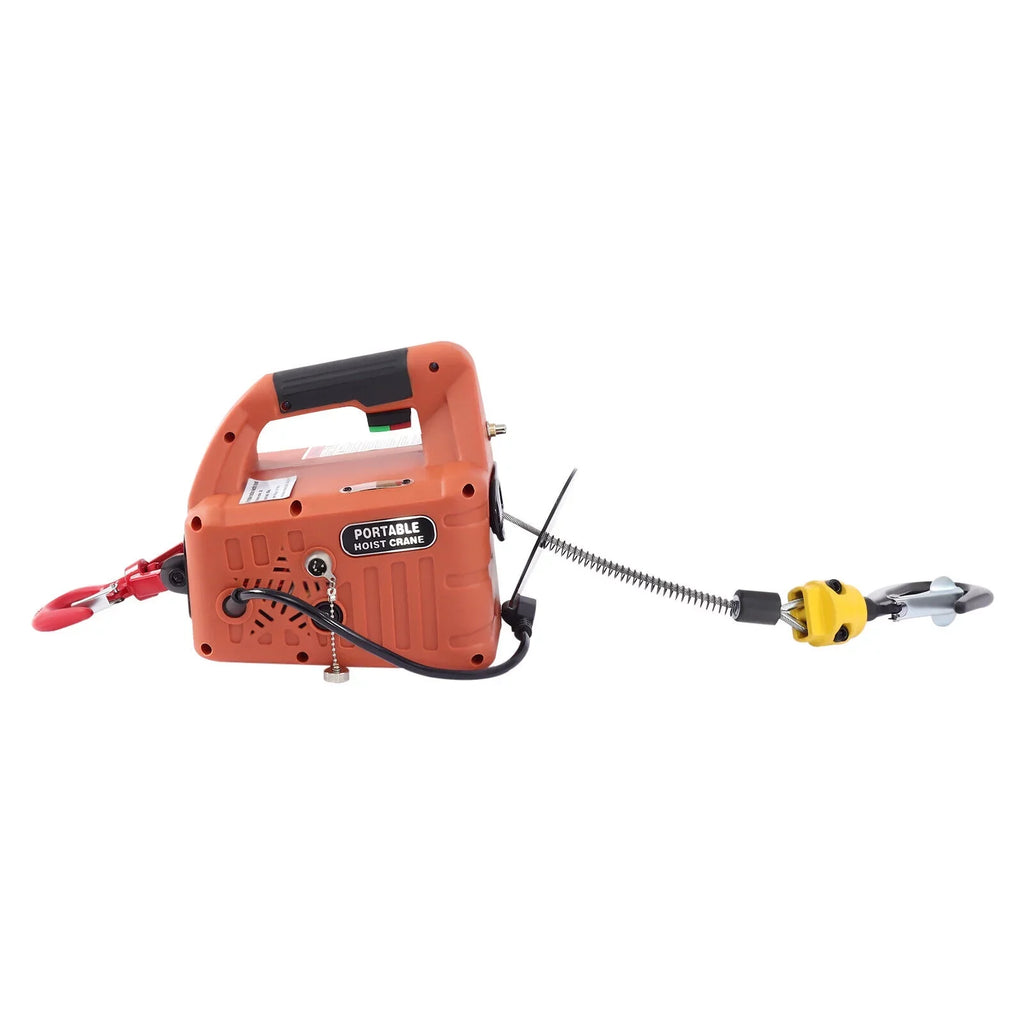 ZhdnBhnos 110V 1100  3-in-1 Electric Hoist Winch Portable Crane Lift Kit Wireless Remote Control