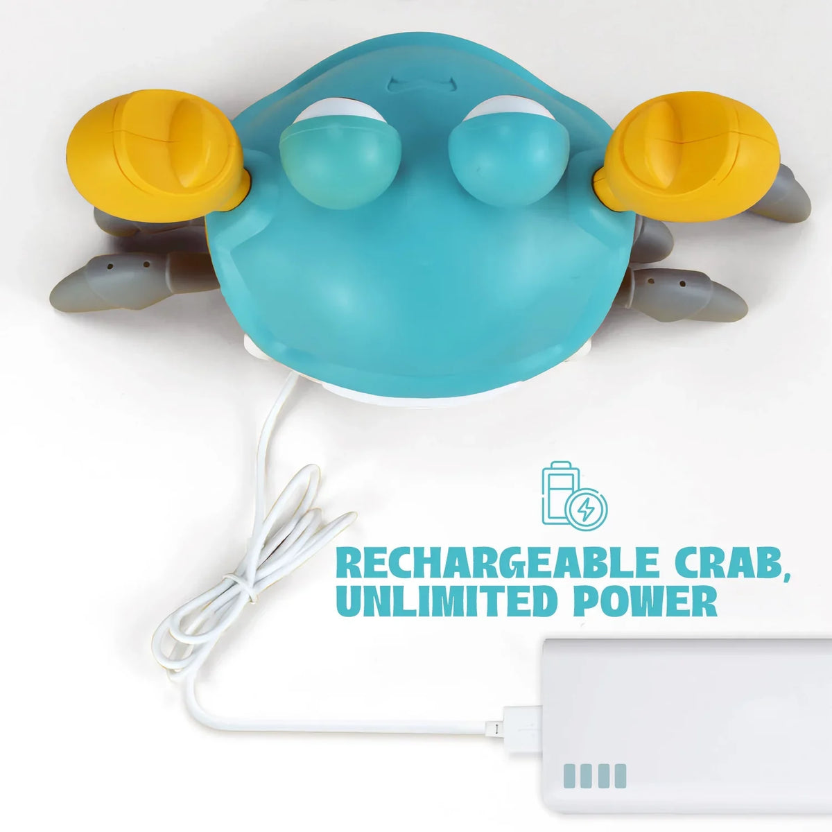Melitta Multiuse And Cute Sensory Crawling Crab For Little Kids 6-12 Years And Toddlers 0-6 Months Tummy Time, Learning Crawl And Cognitive Development - Kids Favorite Gift