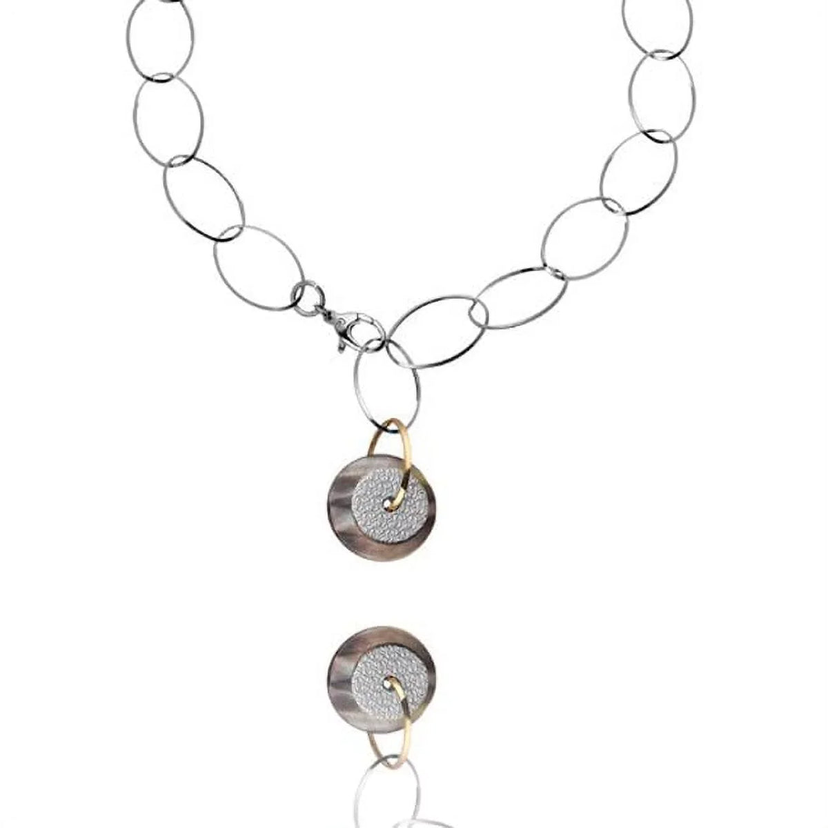 Ladies'Pendant  Watches  Silver (50 cm)