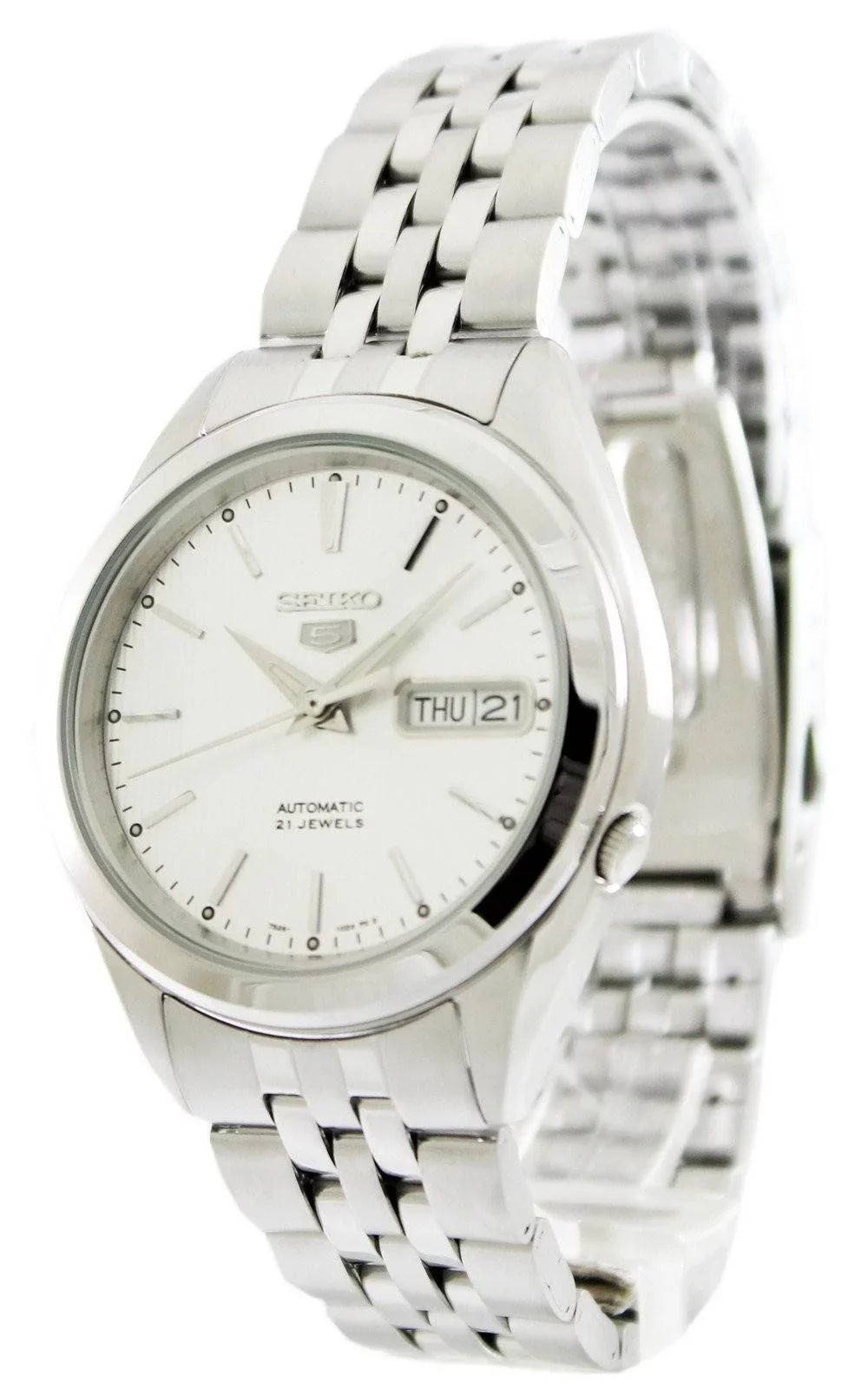 Seiko 5 Stainless Steel Automatic 21 Jewels    Men's Watch