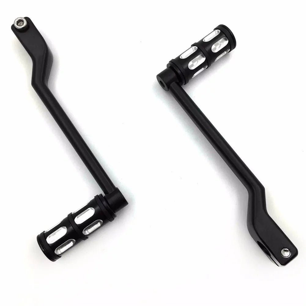 '- Style 011- Motorcycle Black Aluminum Heel Toe Shift Levers/Gear Shift Pedal Levers w/ Shifter Pegs For Harley Davidson Trike 2008 and later