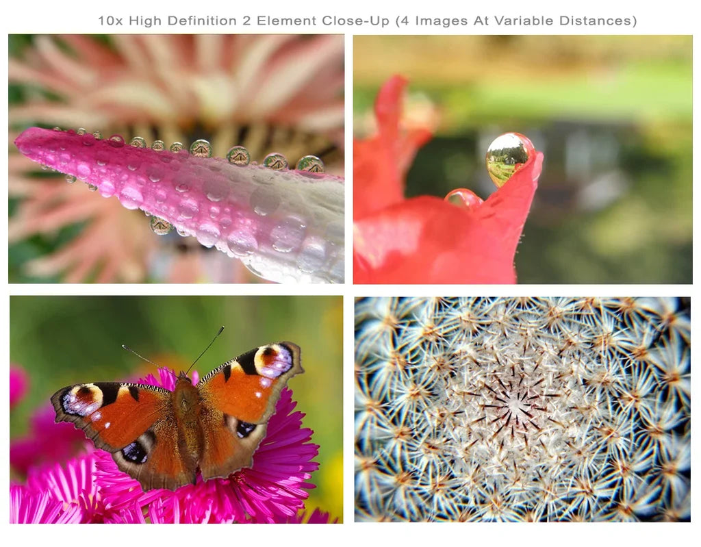 Canon    10x High Definition 2 Element Close-Up (Macro) Lens (52mm w /Stepping Ring 43-52mm)