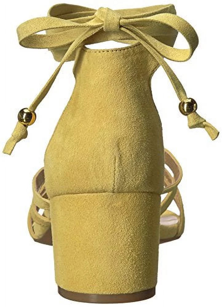 Footwear Women's Alesia Heeled Sandal, Yellow, 7.5