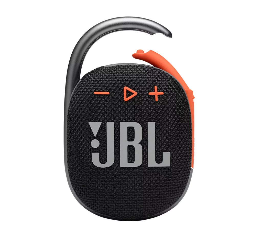 Clip 4 Black Orange Portable Bluetooth Speaker (Open Box) Damage Box