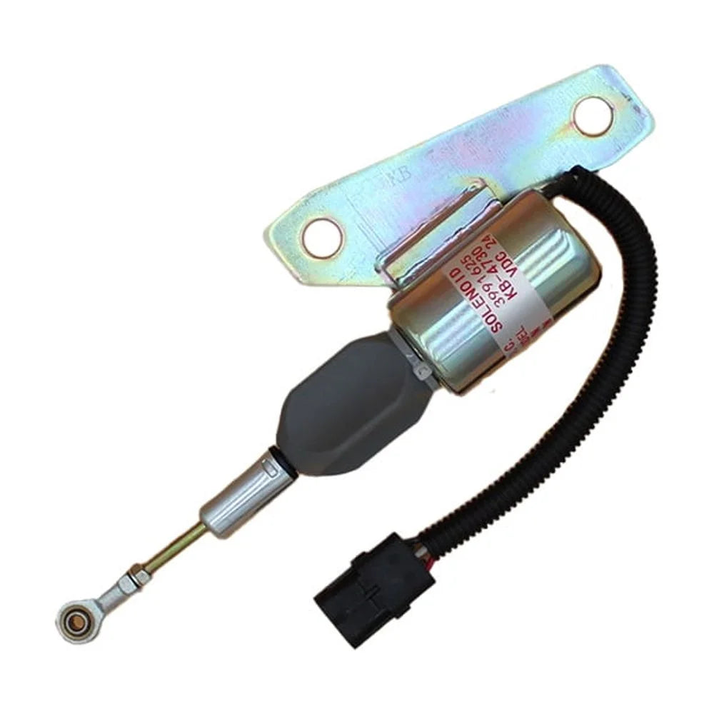 RAParts -4959 One Fuel Shutoff Solenoid Fits Hyundai Excavator -5 -7 335-7