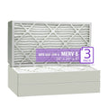 16x20x4, Purolator  Extended Surface Pleated Air Filter, Mechanical  8, (3 Pack)