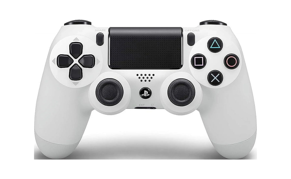White DualShock  Wireless Controller Bundle - Like New - With Earbuds   Included