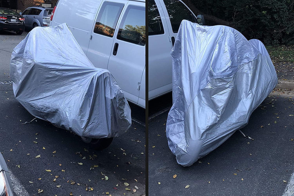 Weatherproof Motorcycle Cover Compatible With 2016 Beta Evo 200 - Outdoor & Indoor - Protect From Rain Water, Snow, Sun - Built In Reinforced Securing Straps - Durable Material - Free Storage Bag