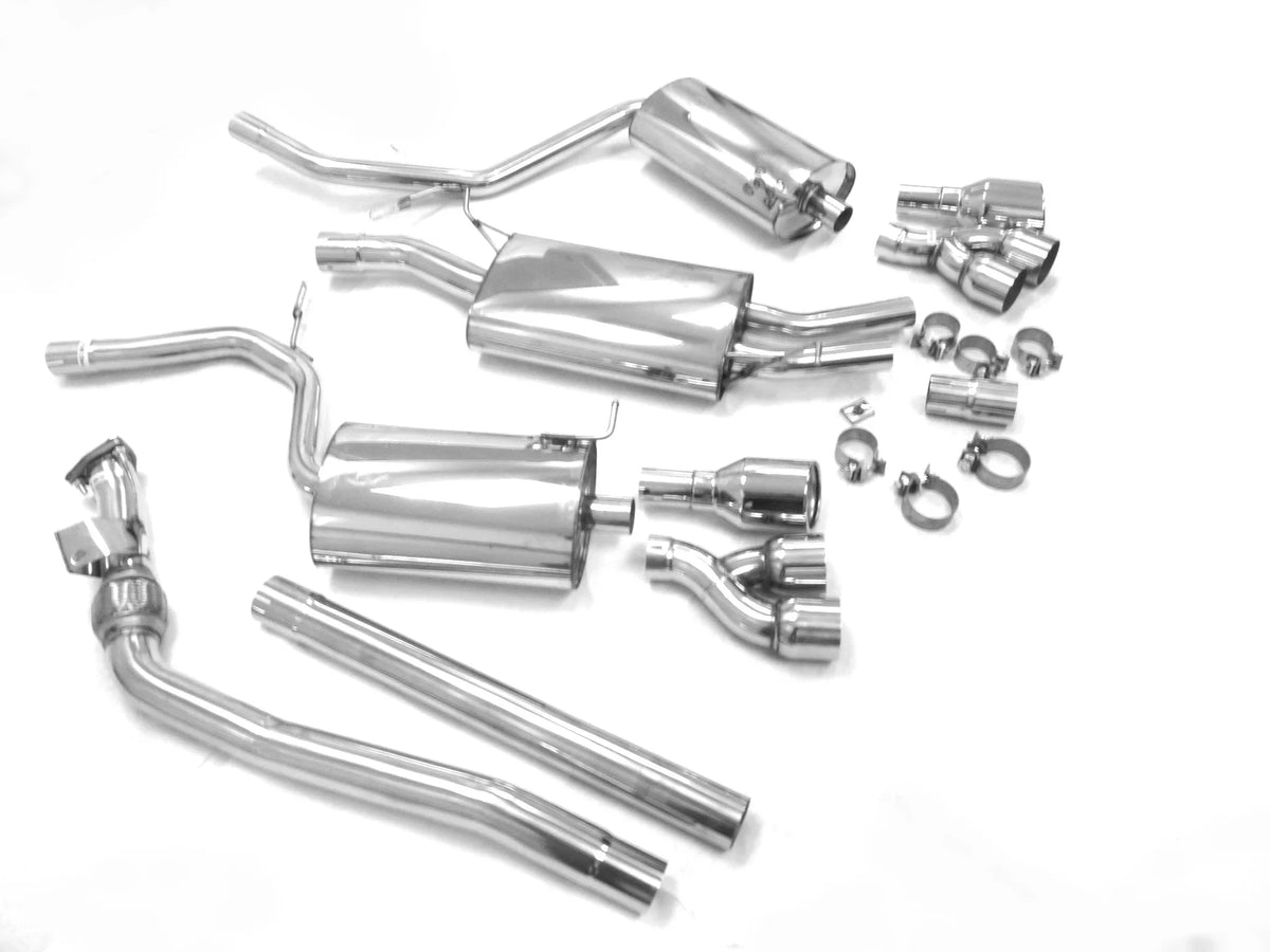 / Catback Exhaust Fitment For 2005 to 2008 Audi  2.0L   Only By -
