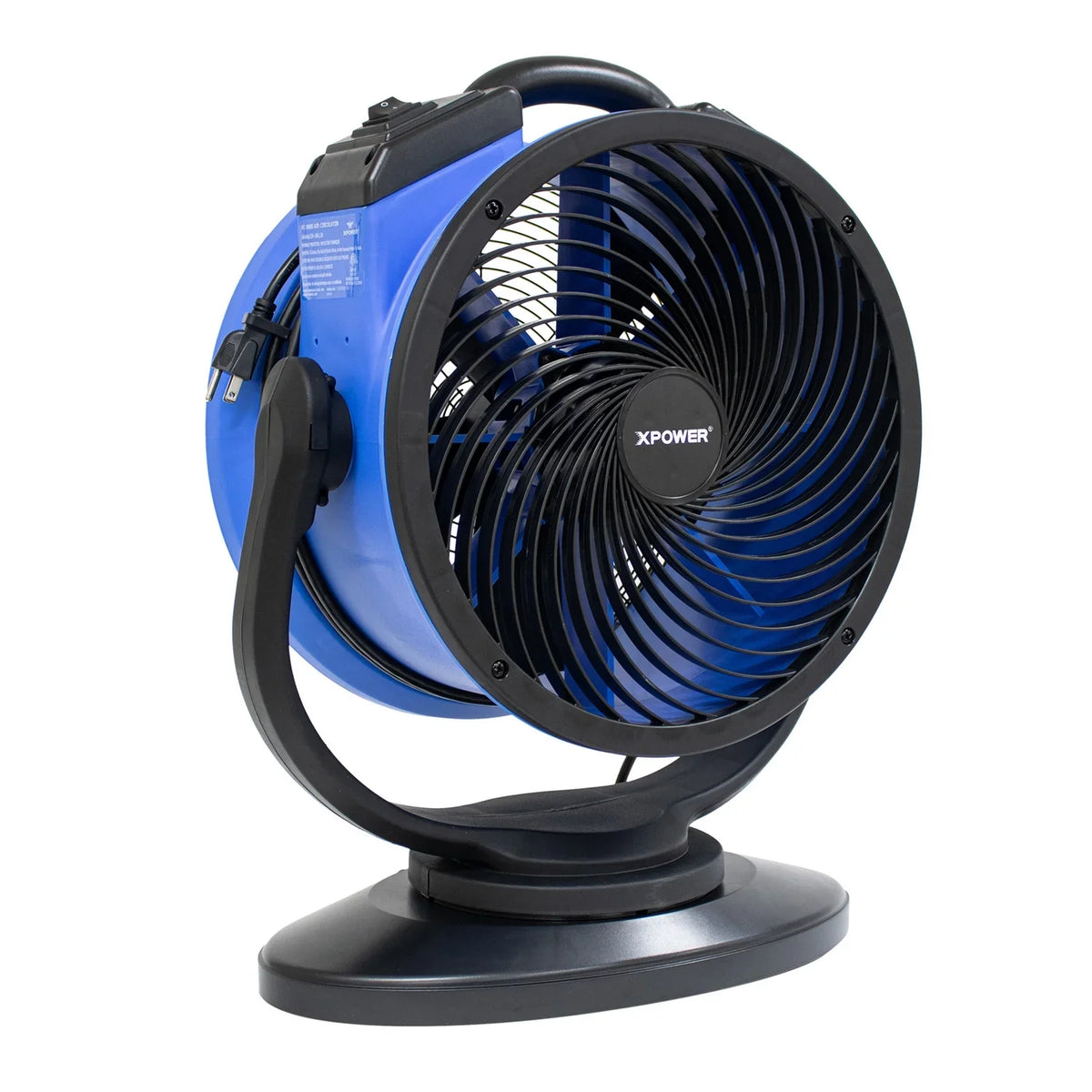 Xpower -300S 14 in. 2100  4 Speed Portable Multipurpose Heavy Duty Shop Fan Air Circulator Fan with Oscillating Feature