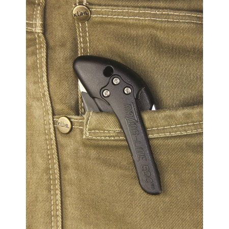 Outdoor Edge  Razor-Lite  3.5" 420J2 Stainless Steel Drop Point Tanto Polymer Black, Gray Inserts
