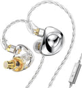 Kinboofi   in Ear Monitor Headphone, 10mm Dual Magnet Dyna Drive Earphone with 4-core Silver-Plated Copper